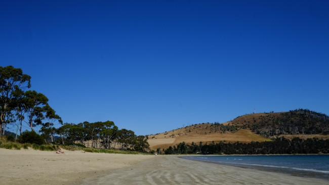 Seven Mile Beach in Summer