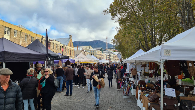 Salamanca Market in Hobart
